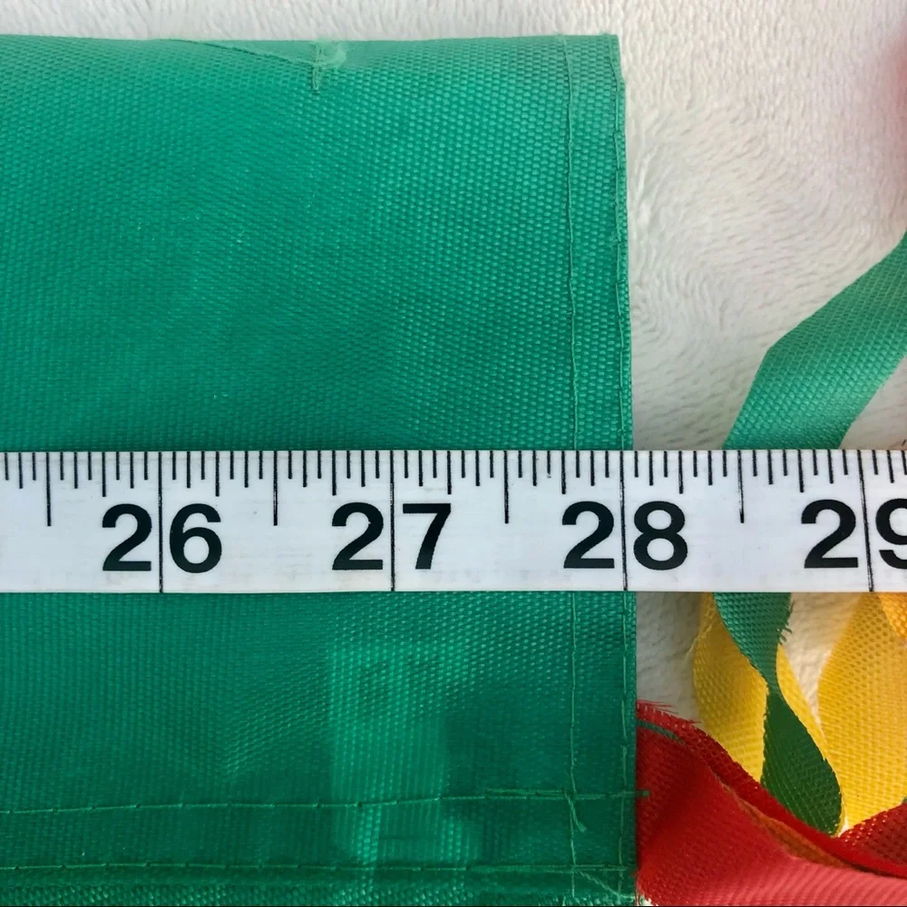 Christmas Holiday Flag Large Ornaments